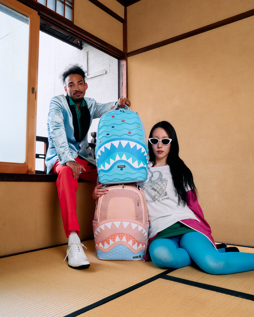 SPRAYGROUND® BACKPACK COLLABORATION HIROKO SAKAI TROPICAL SEA BACKPACK