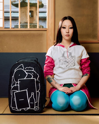 SPRAYGROUND® BACKPACK COLLABORATION ENMUI INWARDS NIGHT BACKPACK