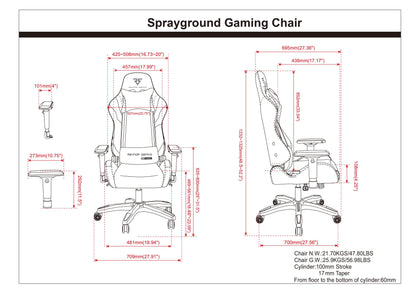 SPRAYGROUND® GAMING CHAIR FIRE CAMO GAMING CHAIR - SUPER RARE