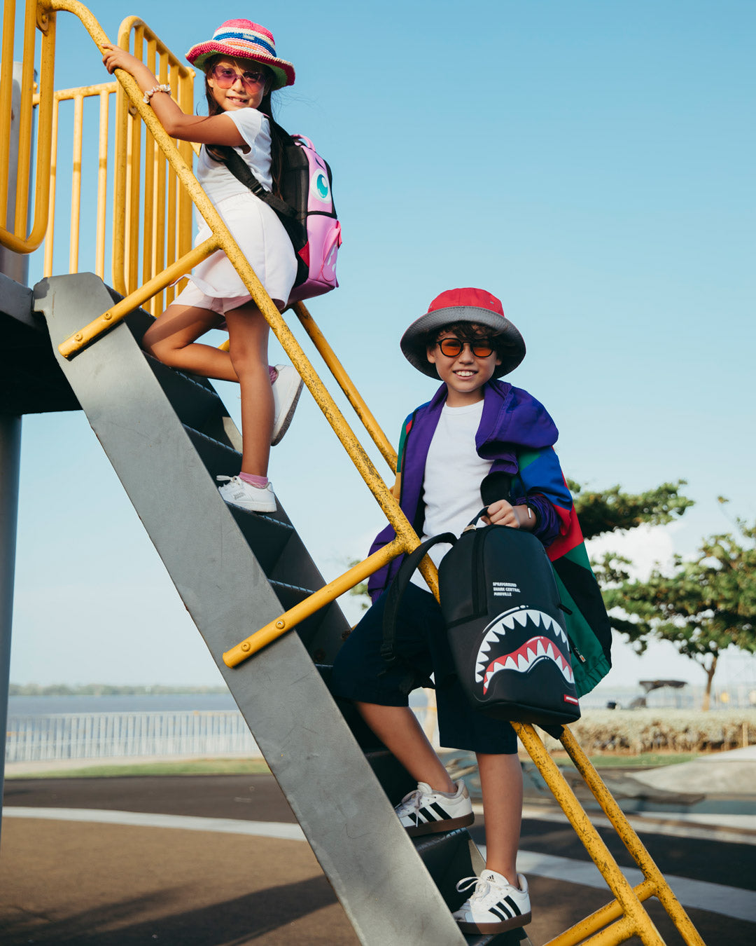 SPRAYGROUND® BACKPACK BLACK TOON SHARK MINI BACKPACK