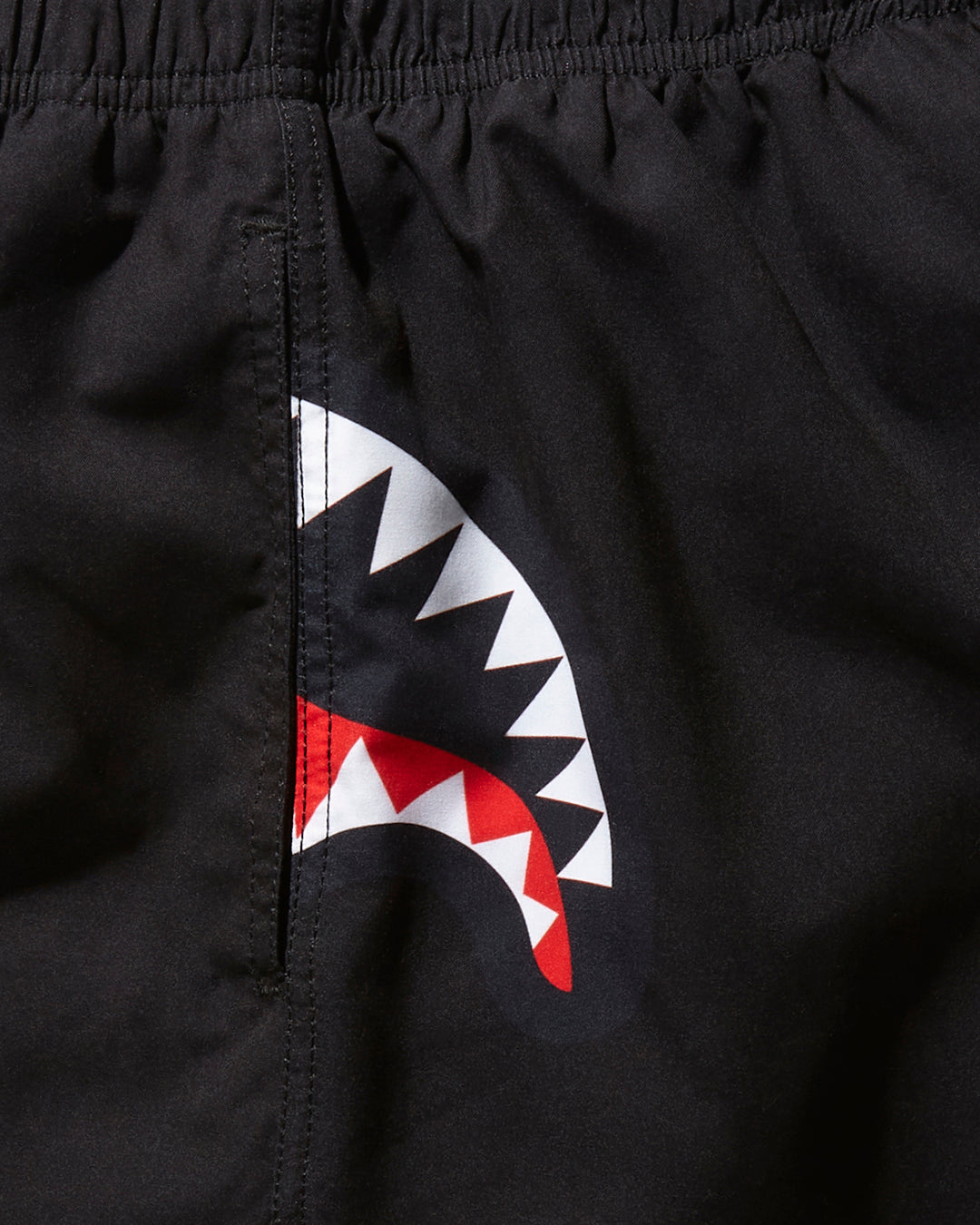 SPRAYGROUND® SWIM SHARK CENTRAL MIDNIGHT SWIM TRUNKS