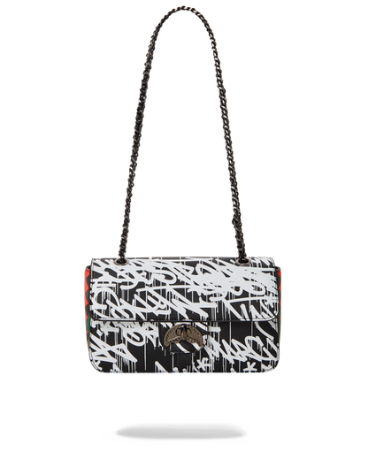 SPRAYGROUND® HANDBAG NIGHT NIGHT SHARKCHAIN HANDBAG