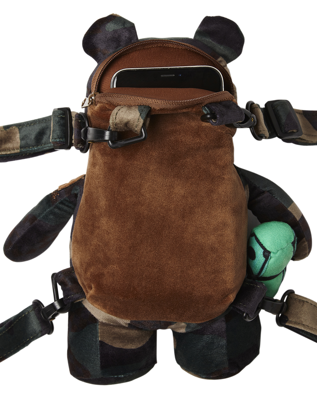 SPRAYGROUND® BACKPACK BEARCUB BACKPACK - CAMOCHECK MONEYBEAR