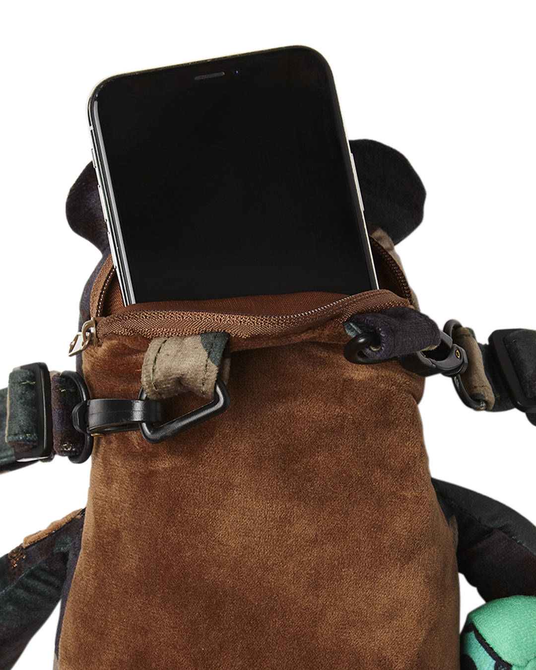 SPRAYGROUND® BACKPACK BEARCUB BACKPACK - CAMOCHECK MONEYBEAR