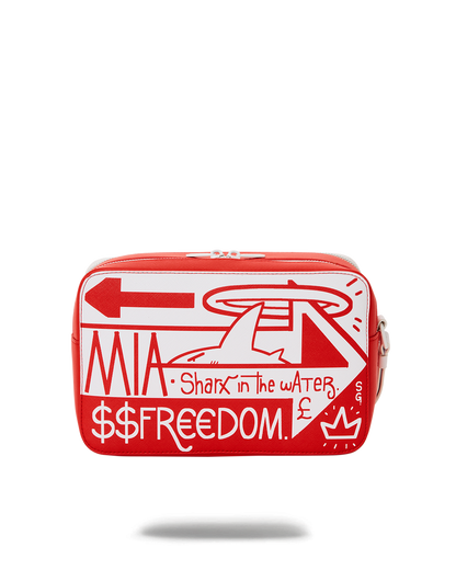 SPRAYGROUND® TOILETRY DANGER DANGER TOILETRY BAG