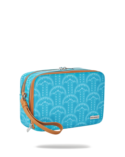 SPRAYGROUND® TOILETRY ILLUCHAINS TURQ TOILETRY BAG