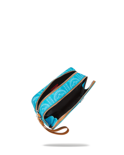 SPRAYGROUND® TOILETRY ILLUCHAINS TURQ TOILETRY BAG