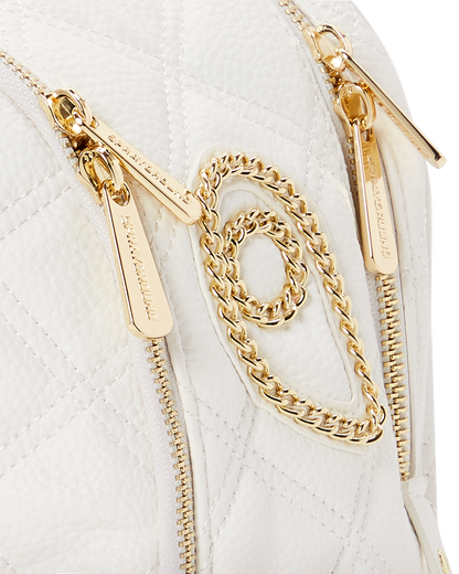 SPRAYGROUND® BACKPACK RIVIERA LE BLANC GOLD CHAIN SHARK SAVAGE BACKPACK
