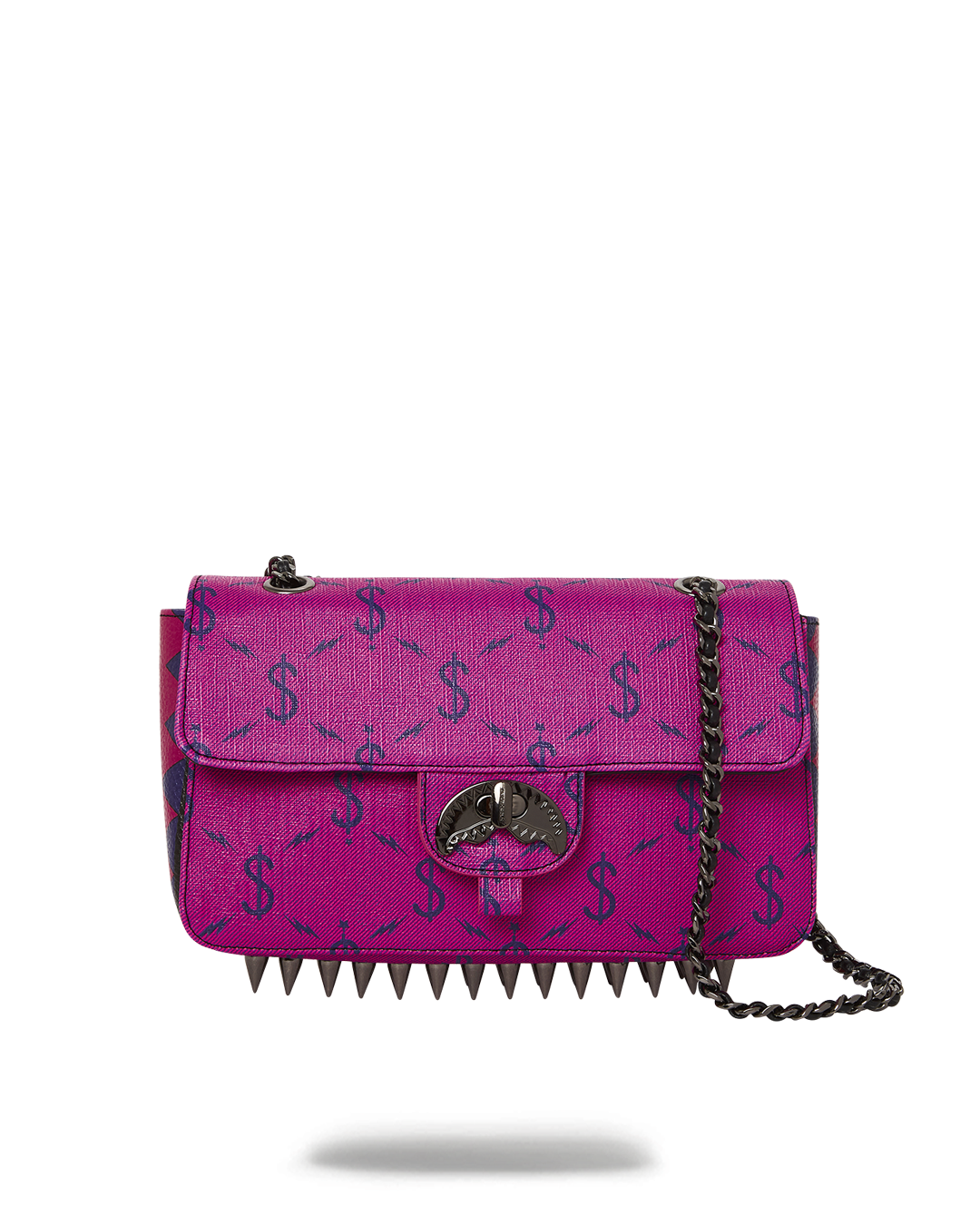 SPRAYGROUND® HANDBAG $NAPDRAGON GOLD CHAIN SHARK HANDBAG