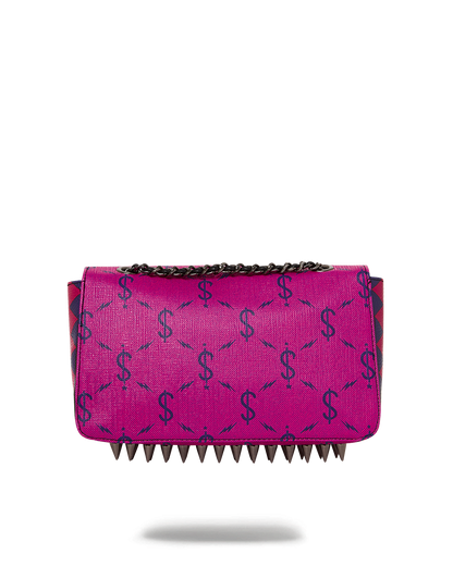SPRAYGROUND® HANDBAG $NAPDRAGON GOLD CHAIN SHARK HANDBAG