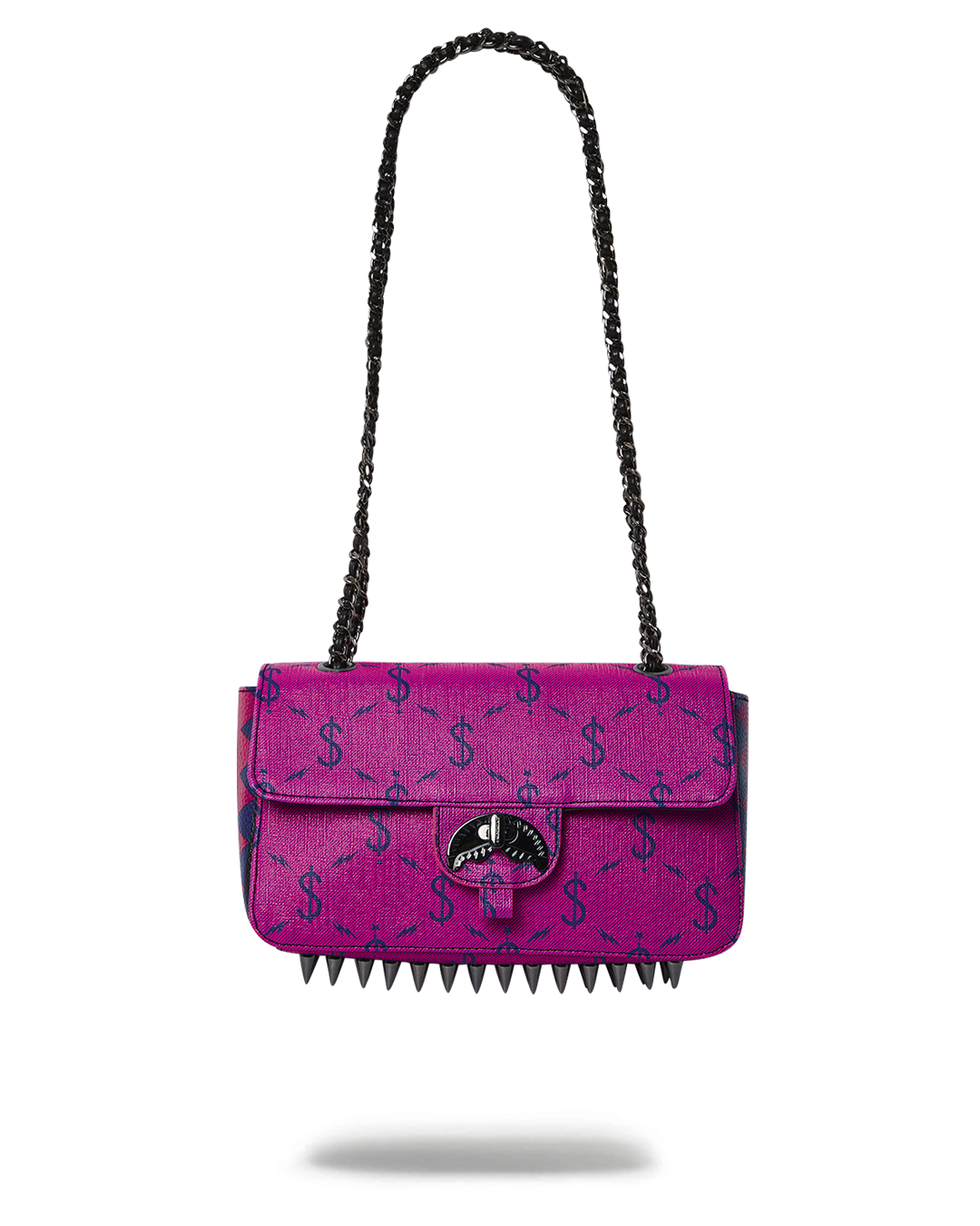 SPRAYGROUND® HANDBAG $NAPDRAGON GOLD CHAIN SHARK HANDBAG