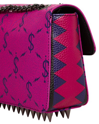 SPRAYGROUND® HANDBAG $NAPDRAGON GOLD CHAIN SHARK HANDBAG