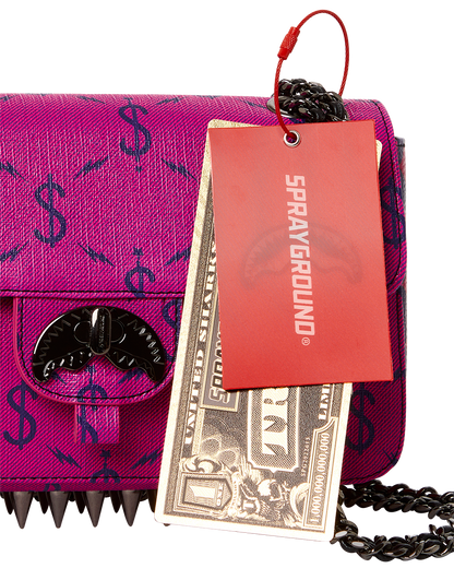 SPRAYGROUND® HANDBAG $NAPDRAGON GOLD CHAIN SHARK HANDBAG