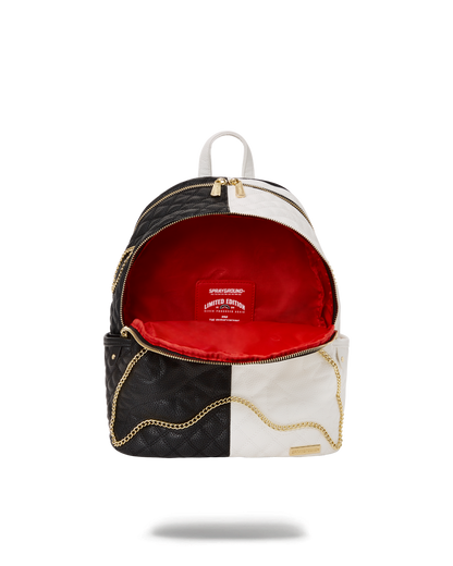 SPRAYGROUND® BACKPACK LEVELED UP SPLIT QUILT SHARK SAVAGE BACKPACK