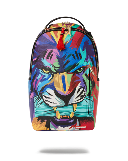 SPRAYGROUND® BACKPACK HEAR MY ROAR A.i.6 SANDFLOWER COLLAB BACKPACK (DLXV)
