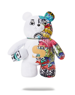 SPRAYGROUND® BACKPACK HALF GRAFF MONEYBEAR TEDDYBEAR BACKPACK