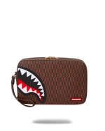SPRAYGROUND® TOILETRY CASHIN CHECKS TOILETRY BAG
