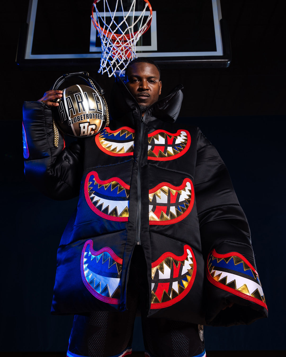 SPRAYGROUND® BACKPACK HARLEM GLOBETROTTERS BASKETBALL BAG