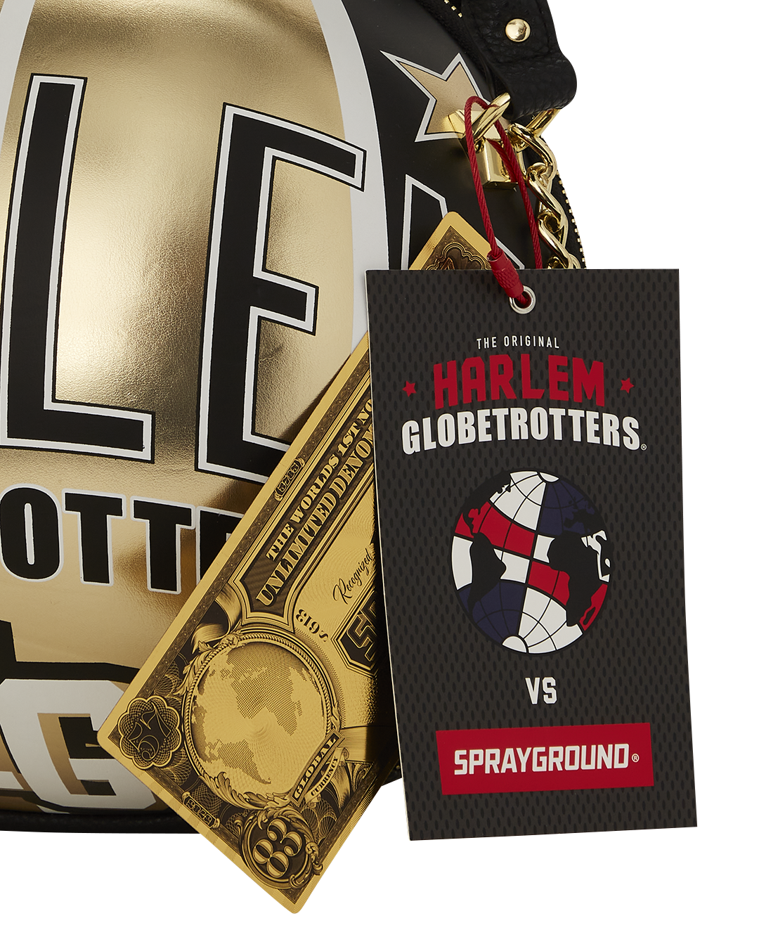 SPRAYGROUND® BACKPACK HARLEM GLOBETROTTERS BASKETBALL BAG