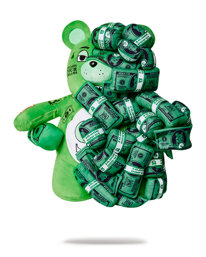 SPRAYGROUND® BACKPACK MONEY ON MONEY TEDDYBEAR BACKPACK