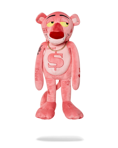 SPRAYGROUND® TEDDY BEAR PINK PANTHER UP TO NO GOOD TEDDY BEAR BACKPACK