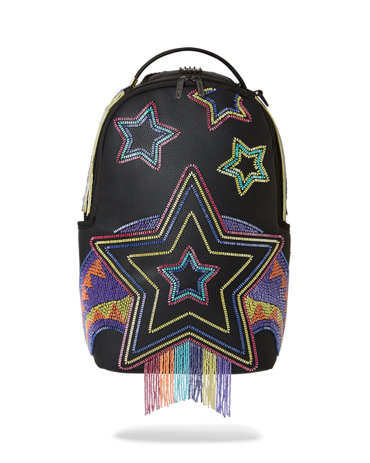 SPRAYGROUND® BACKPACK STAR RACER A.I.7 SANDFLOWER COLLAB BEADED BACKPACK