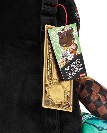 SPRAYGROUND® BACKPACK SHARKS IN PARIS THE RIZZ MONEYBEAR TEDDYBEAR BACKPACK