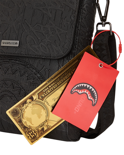 SPRAYGROUND® SLING NIGHTFLIGHT G800 MESSENGER SLING BAG