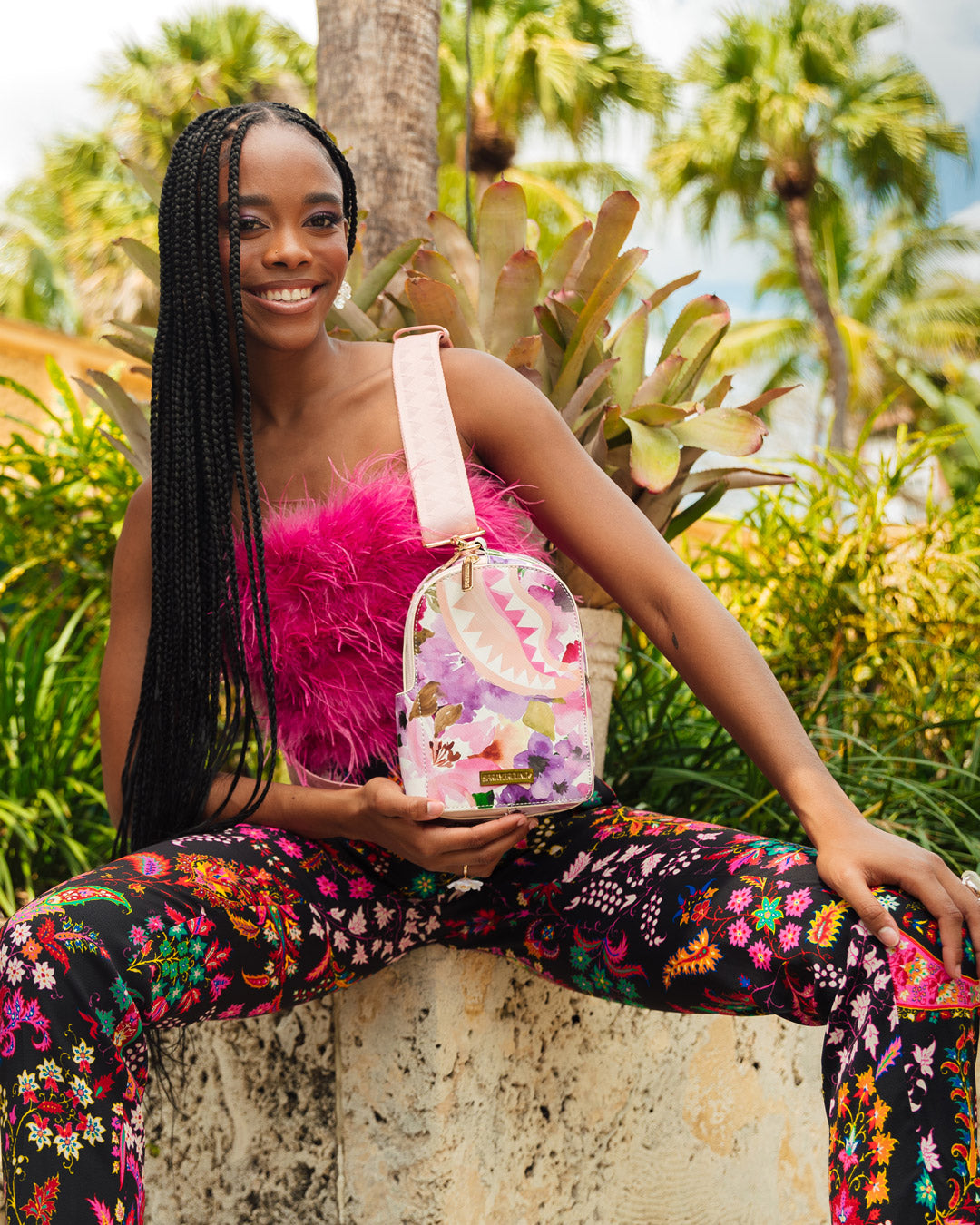 SPRAYGROUND® SLING BOTANIC VILLA CHILLA BACKPACK SLING