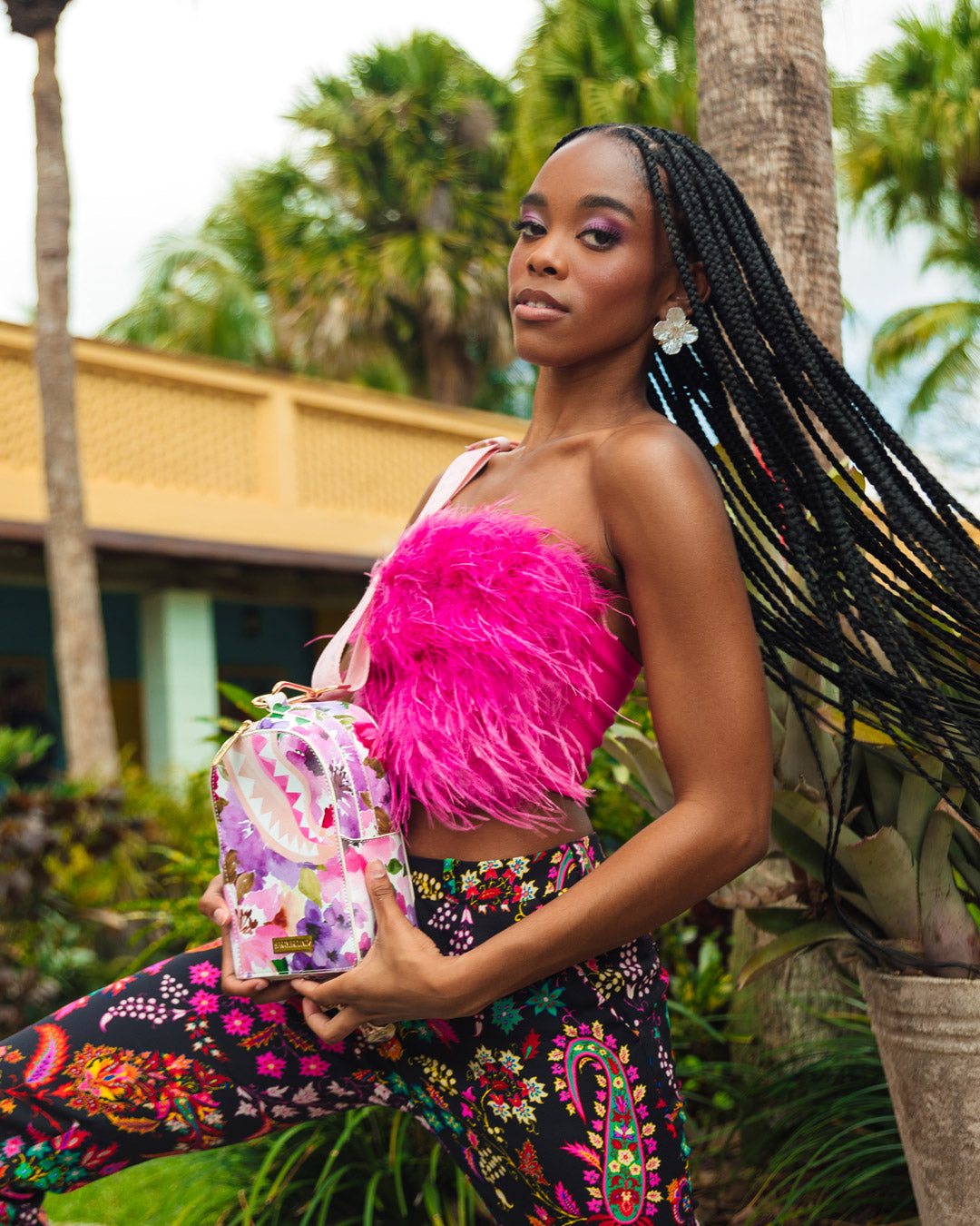 SPRAYGROUND® SLING BOTANIC VILLA CHILLA BACKPACK SLING