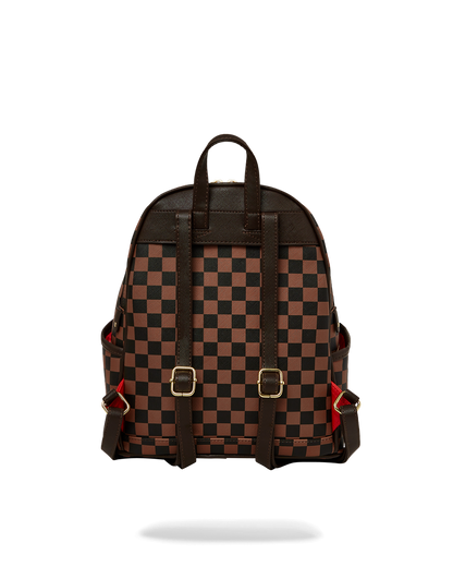 SPRAYGROUND® BACKPACK EXTERIOR GOLD ZIP POCKET SHARKS IN PARIS SAVAGE BACKPACK