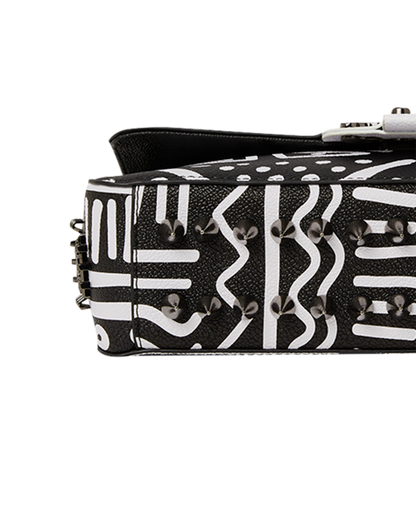 SPRAYGROUND® HANDBAG A.I.8 AFRICAN INTELLIGENCE - ORIGIN STORY SHARK HANDBAG