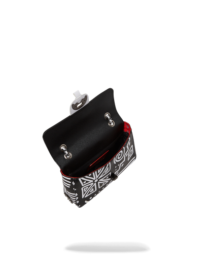 SPRAYGROUND® HANDBAG A.I.8 AFRICAN INTELLIGENCE - ORIGIN STORY SHARK HANDBAG