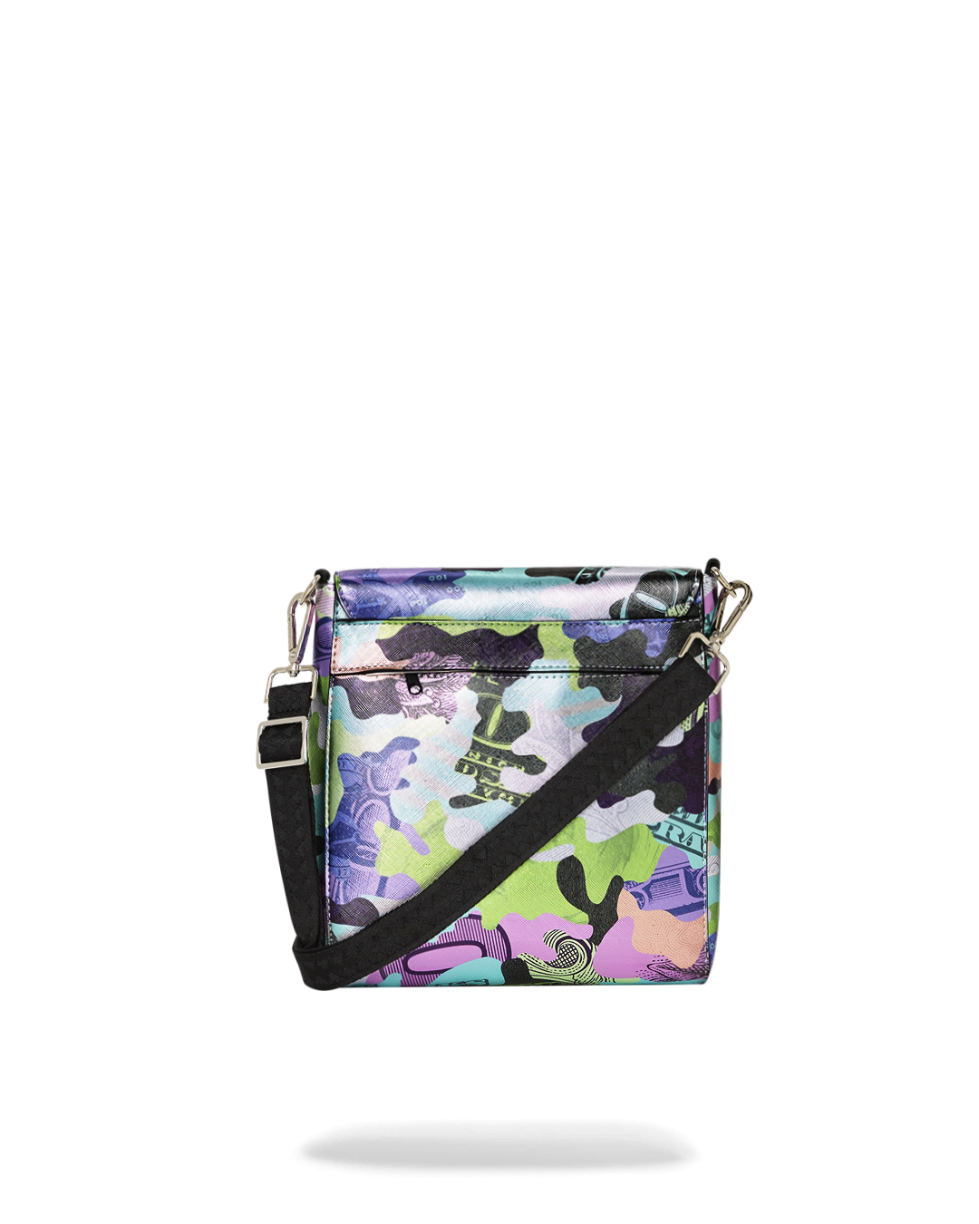 SPRAYGROUND® SLING NEON CAMO MONEY MESSENGER SLING BAG