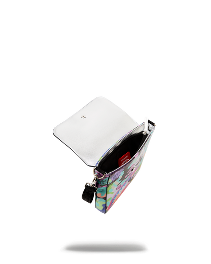 SPRAYGROUND® SLING NEON CAMO MONEY MESSENGER SLING BAG
