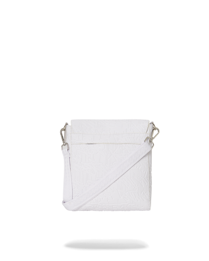 SPRAYGROUND® SLING WHITE SCRIBBLE MESSENGER SLING BAG