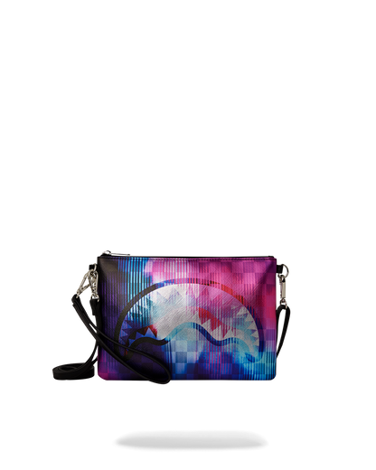 SPRAYGROUND® POUCHETTE TYE CHECK CROSSOVER CLUTCH