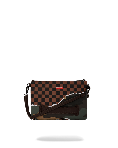 SPRAYGROUND® POUCHETTE TEAR IT UP CAMO CROSSOVER CLUTCH