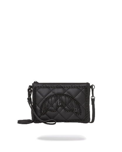 SPRAYGROUND® POUCHETTE QUILTED CHAIN CROSSOVER CLUTCH