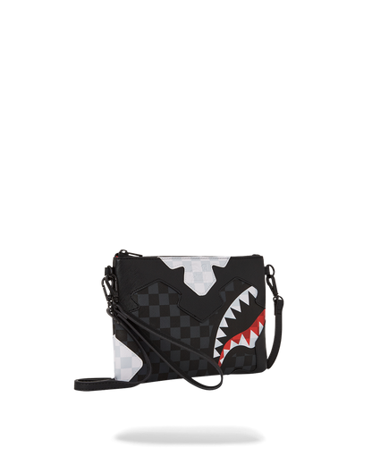 SPRAYGROUND® POUCHETTE TRIPLE DECKER HEIR TO THE THRONE CROSSOVER CLUTCH