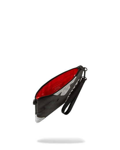 SPRAYGROUND® POUCHETTE TRIPLE DECKER HEIR TO THE THRONE CROSSOVER CLUTCH