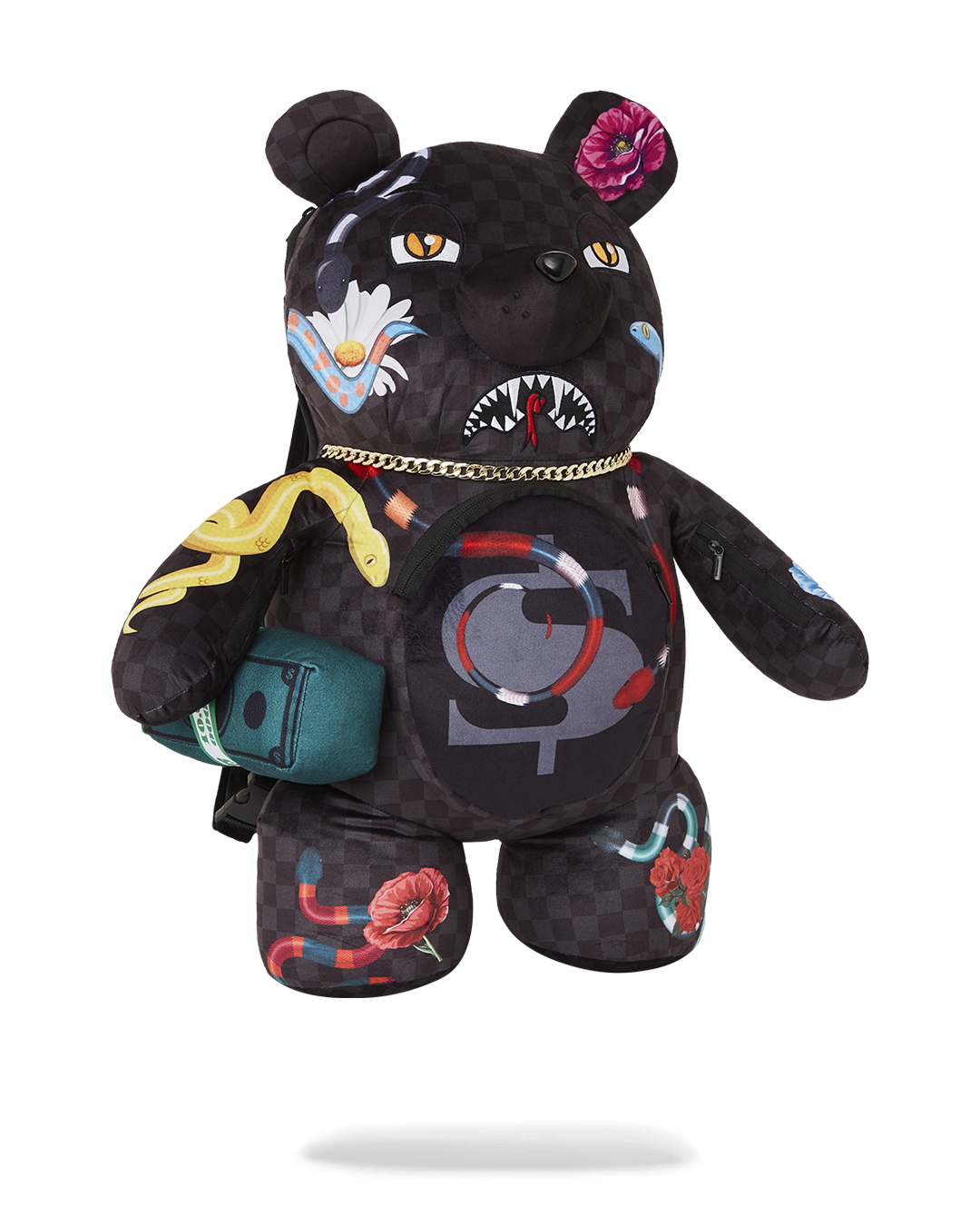 SPRAYGROUND® BACKPACK SNAKES ON A BEAR TEDDYBEAR BACKPACK