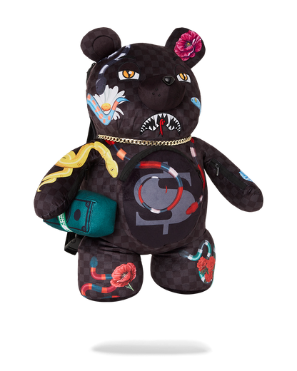 SPRAYGROUND® BACKPACK SNAKES ON A BEAR TEDDYBEAR BACKPACK