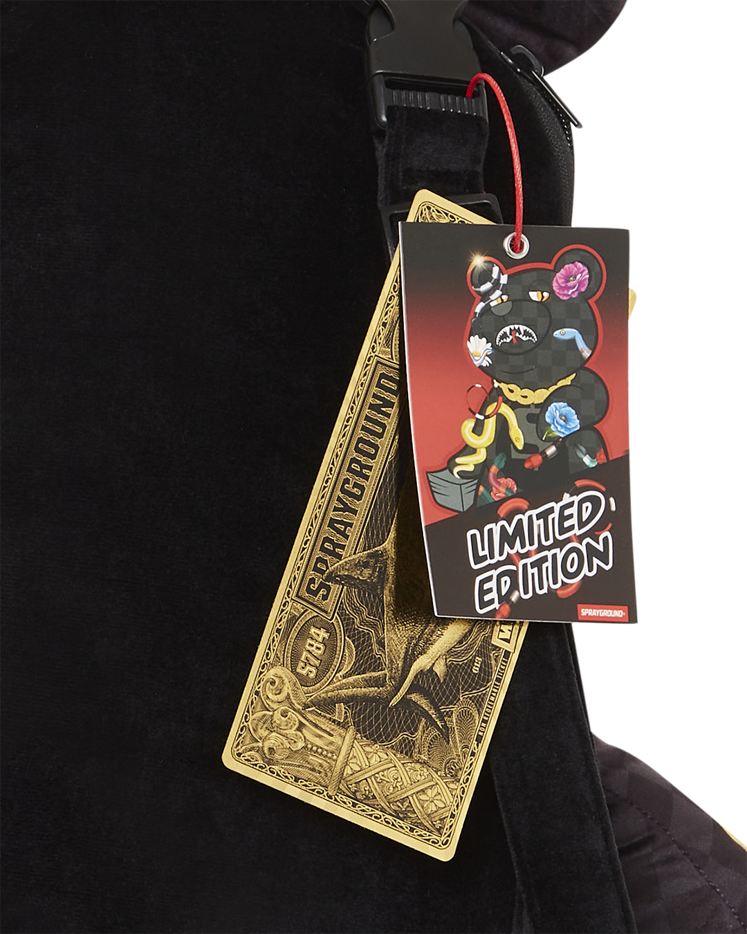 SPRAYGROUND® BACKPACK SNAKES ON A BEAR TEDDYBEAR BACKPACK