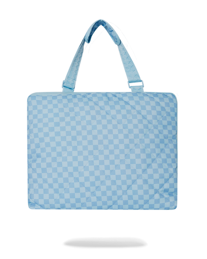 SPRAYGROUND® TOTE SHARK ISLAND PACKABLE BEACH MAT BLANKET WATER RESISTANT CONVERTIBLE TOTE