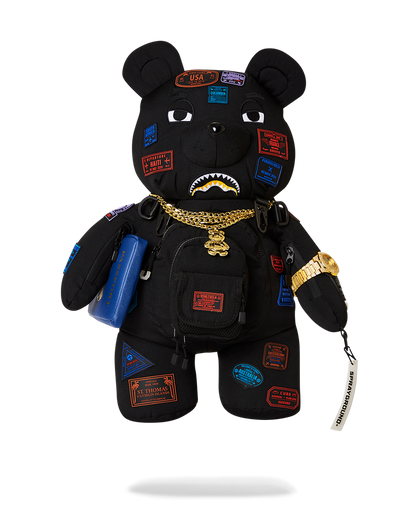 SPRAYGROUND® BACKPACK JAMES FIRST CLASS I GOT THESE STAMPS MONEYBEAR