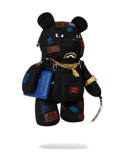 SPRAYGROUND® BACKPACK JAMES FIRST CLASS I GOT THESE STAMPS MONEYBEAR