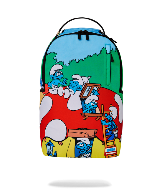 SPRAYGROUND® BACKPACK SMURFS MUSHROOM VILLAGE BACKPACK