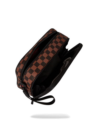 SPRAYGROUND® TOILETRY SHARKS IN PARIS CLEAR FOR TAKEOFF TOILETRY BAG