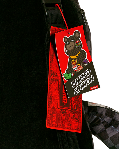SPRAYGROUND® BACKPACK GLOBAL MOGUL UNLIMITED MILES MONEYBEAR TEDDYBEAR BACKPACK